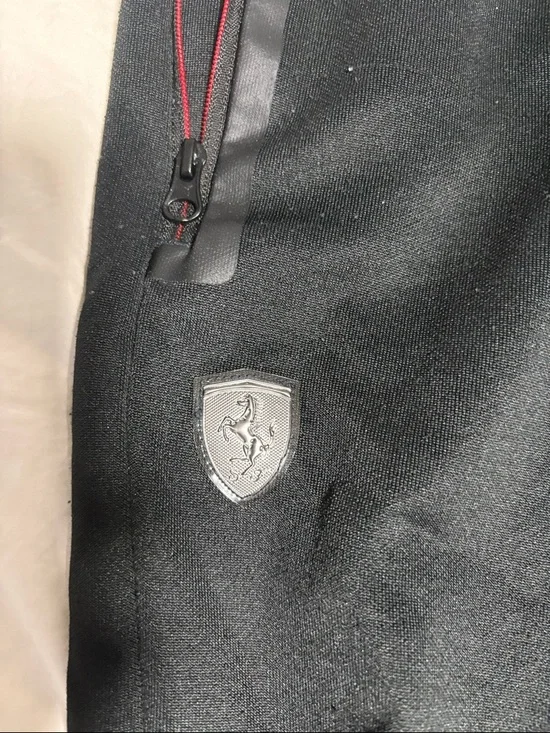 Puma X Ferrari Collab Black Men's Jogger - Picture 2 of 6